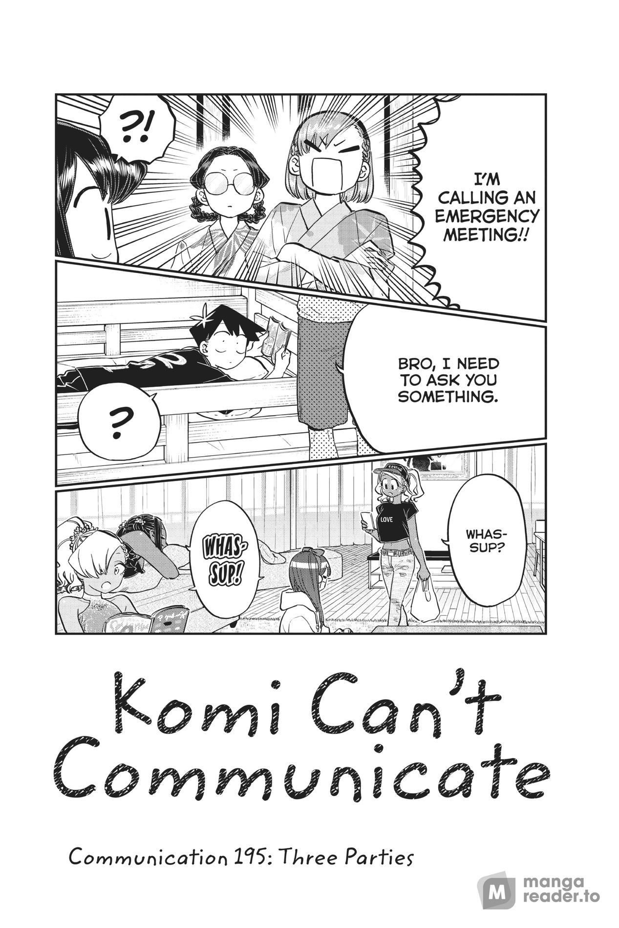 Komi Can’t Communicate, Chapter 195 image 01